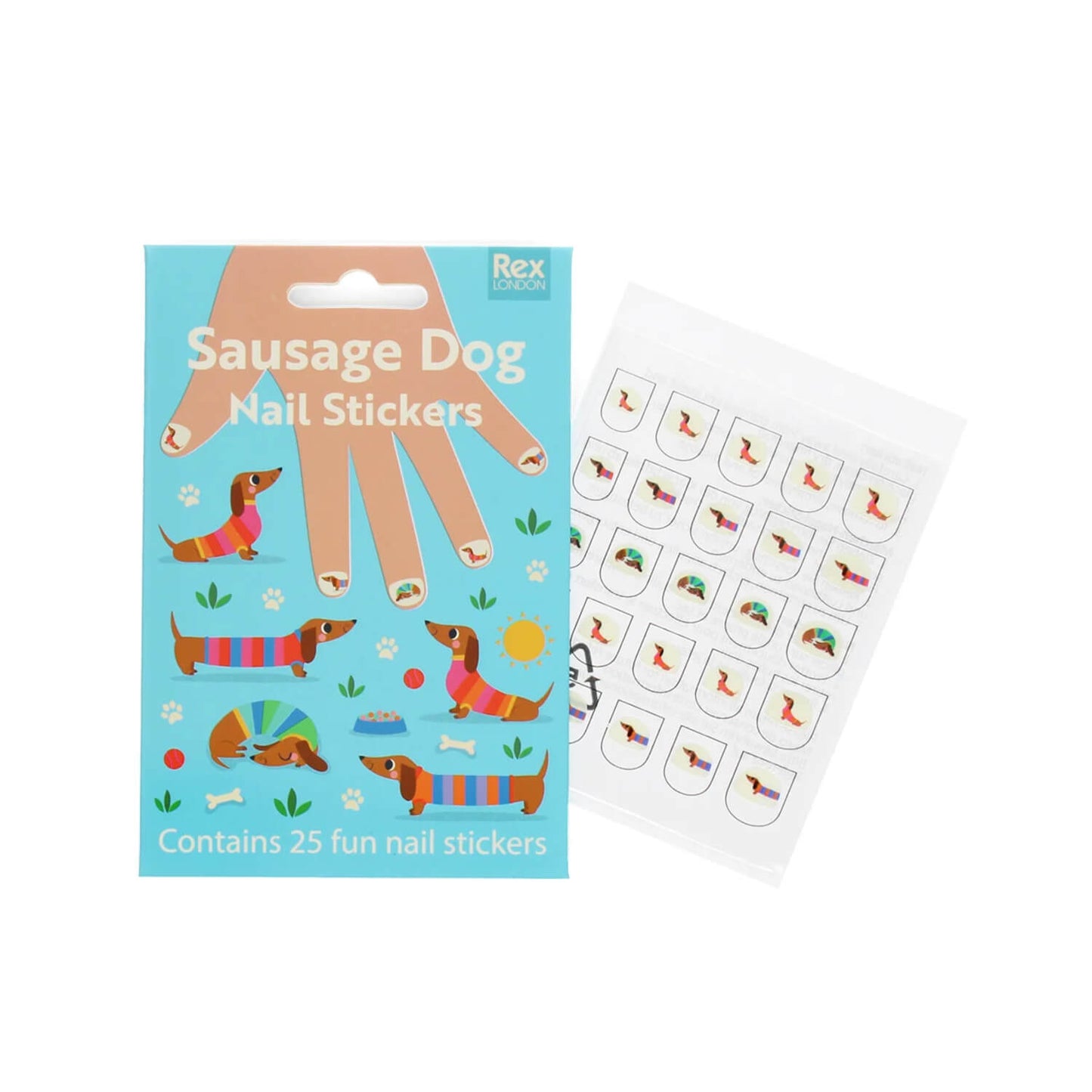 Rex London - Nagelsticker - Dackel