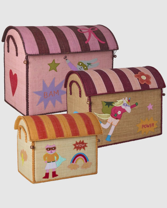 Rice - Aufbewahrungskisten Super Hero Pink PRE ORDER