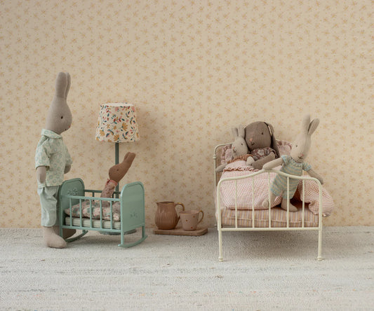 Maileg - Babywiege in Blauminze