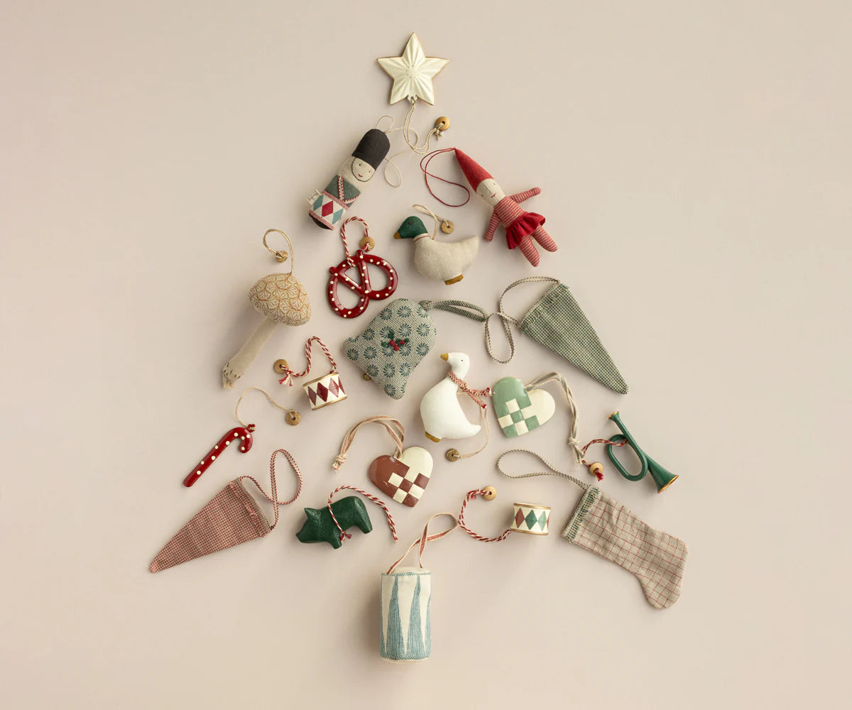 Maileg Weihnachtsschmuck Metall Anhänger Sterne