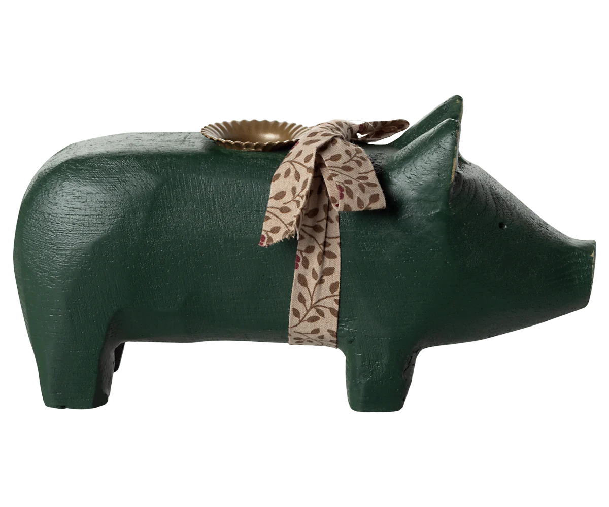 Maileg Schwein Holz in Medium in 3 Farben