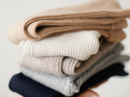 Lille Toni - Leggings Finn aus 100 % Merinowolle in Creme