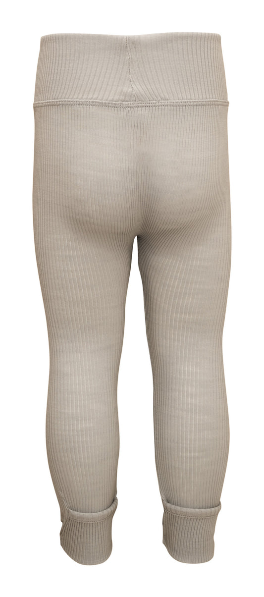 Minimalisma - Anwer Baby Leggings aus 100 % Merinowolle in Beige Melange