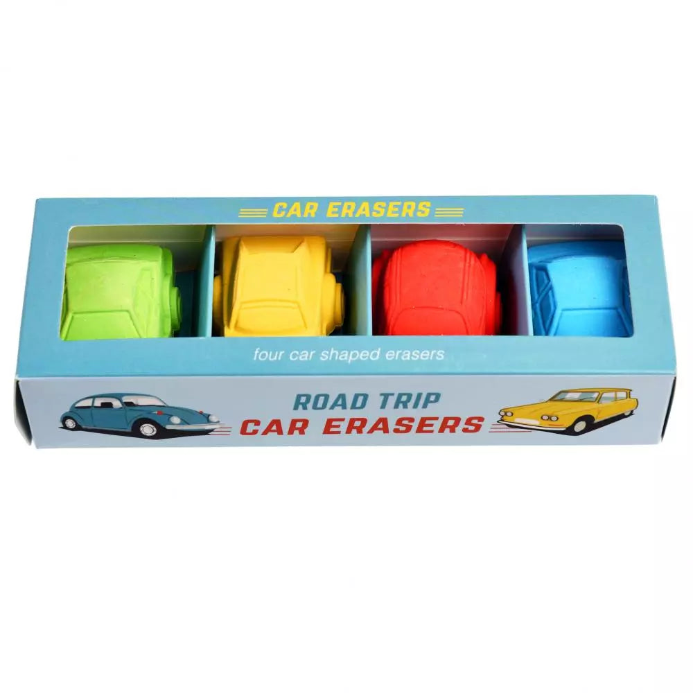 Rex London - Auto Radiergummi im 4er Set
