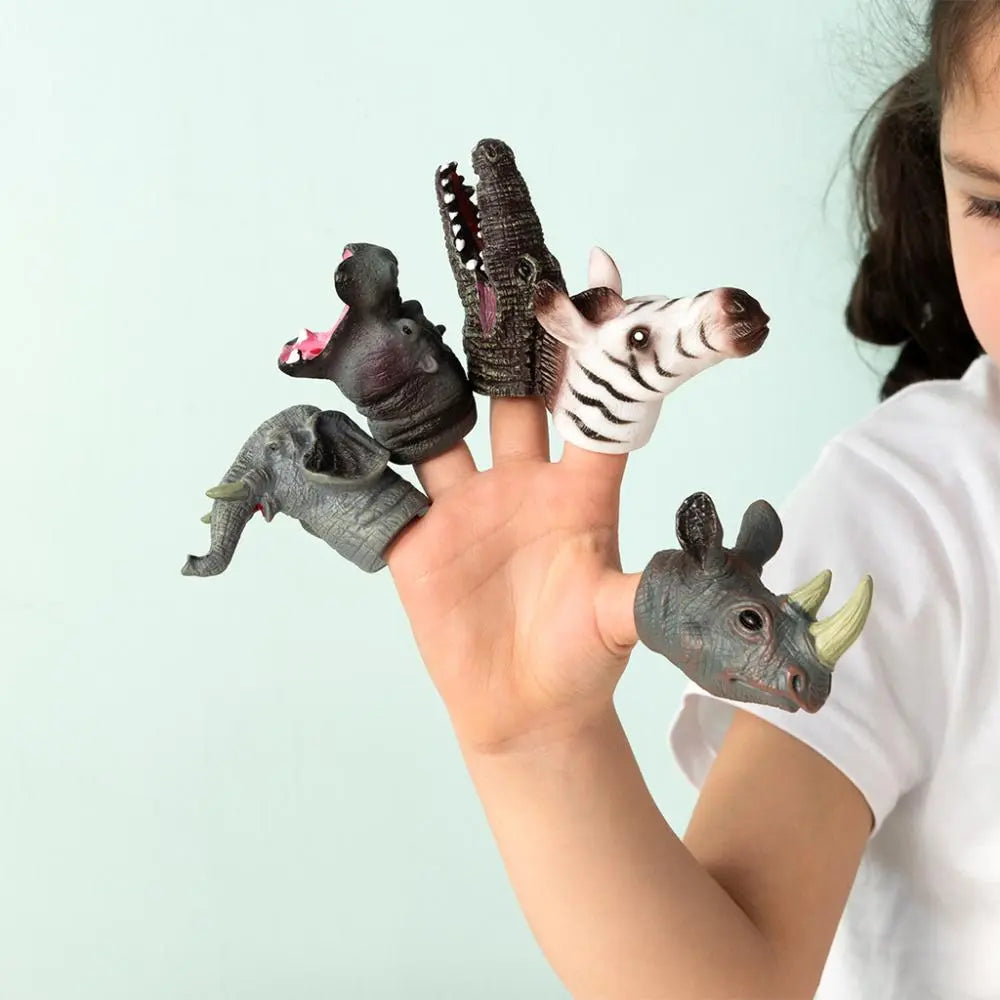 Rex London - Fingerpuppen wilde Tiere 5er Set