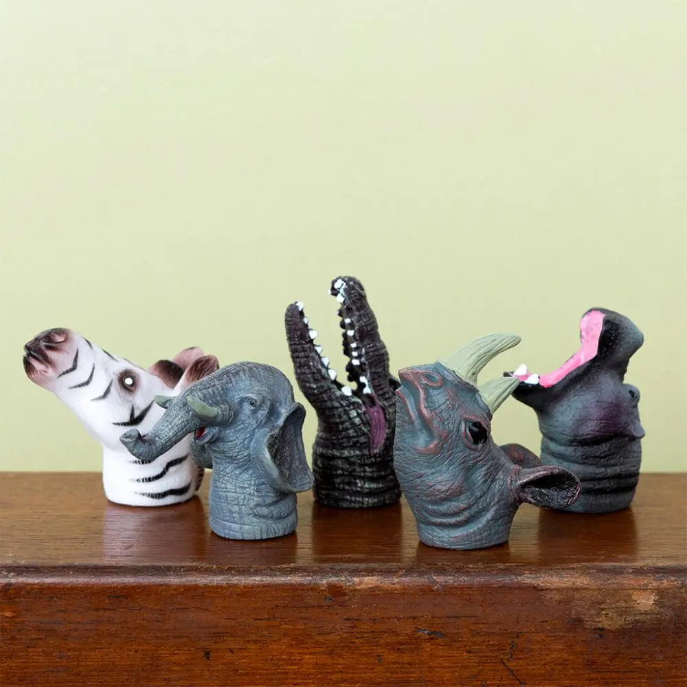 Rex London - Fingerpuppen wilde Tiere 5er Set