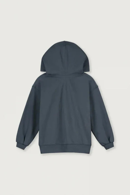 Gray Label - Sweatshirt Hoodie in Blue Grey aus 100 % Organic Cotton