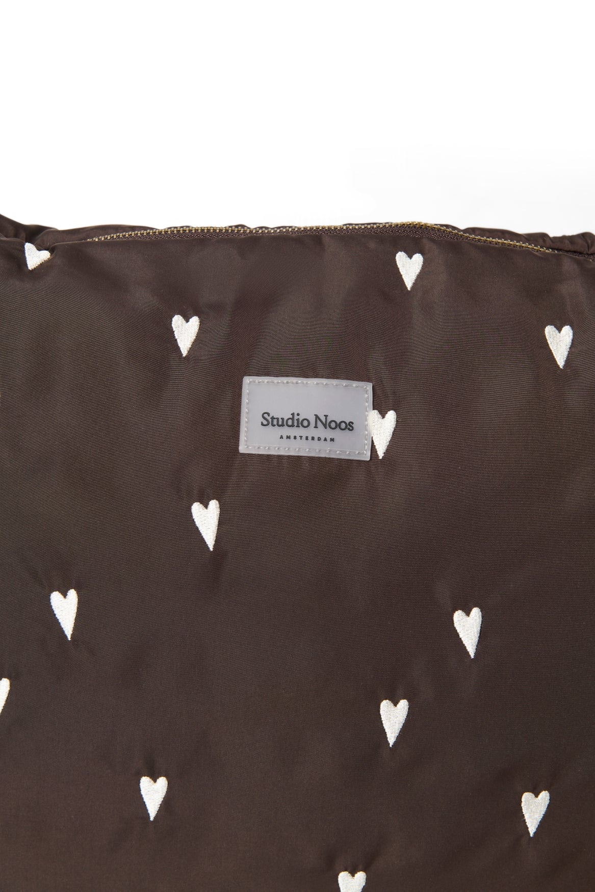 Studio Noos - Brown Puffy Mum Bag mit Herzen