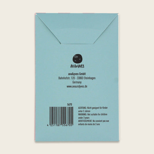 Ava & Yves - Perlenset Rosa / Blau