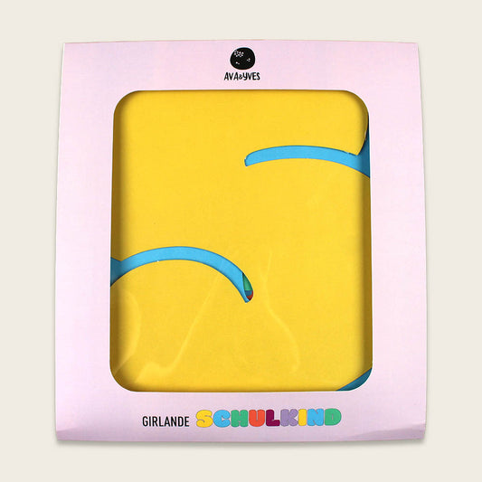 Ava & Yves - Schulkindgirlande Rainbow bunt