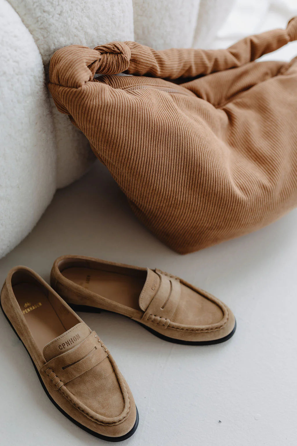 Lukkily - Bag Cord in Cognac braun New in