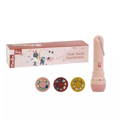 Moulin Roty - Geschichten Taschenlampe Rosa