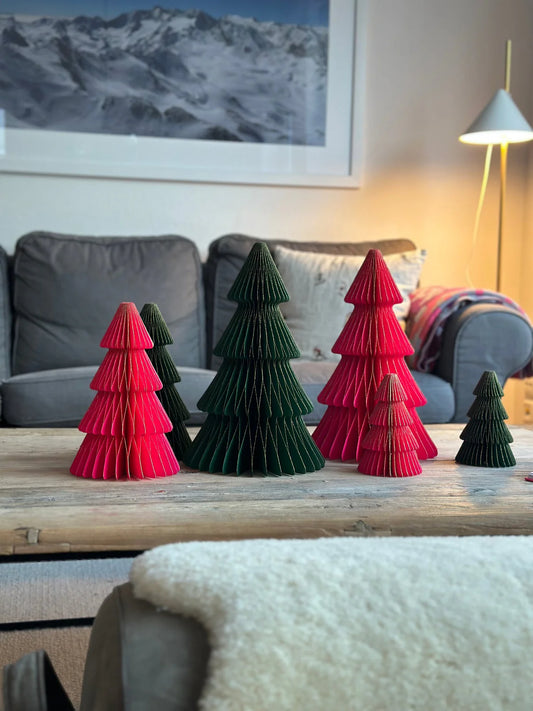 von Rike - Weihnachtsbaum in Glitzer mit Magnetverschluss in Dunkelgrün