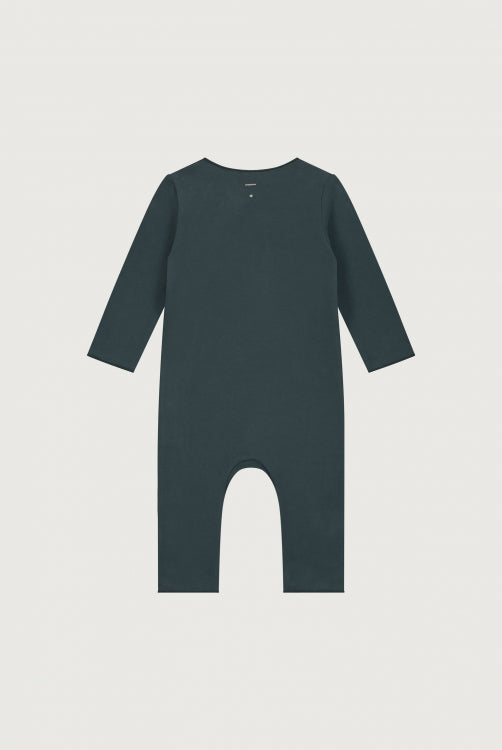 Gray Label -Strampler Overall in Blue Grey aus 100 % BIobaumwolle