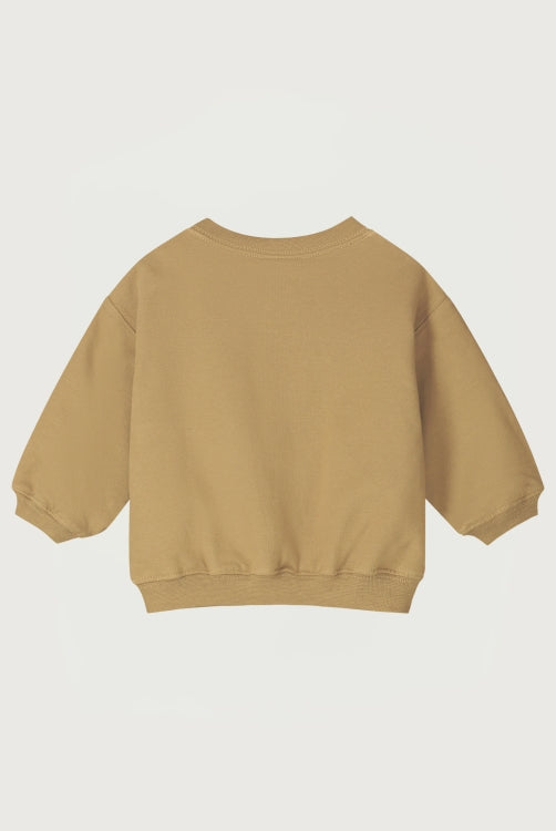 Gray Label - Baby Sweatshirt aus 100 % Biobaumwolle in Cookie Cream Dropped Shoulder