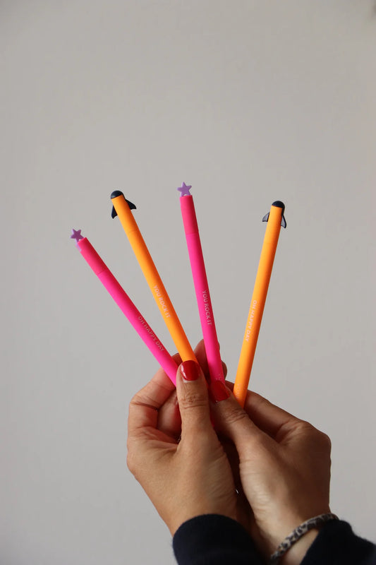 von Rike - radierbare Gelstifte im 2er Set Schulkind Edition