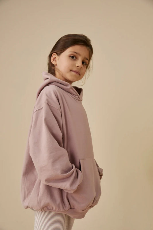 Gray Label - Hoody in Berry aus 100 % Biobaumwolle