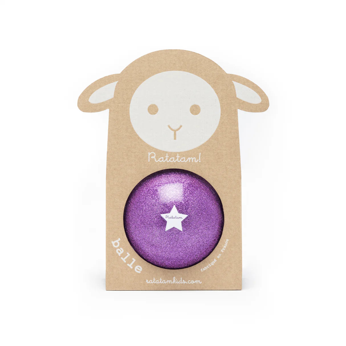 Ratatam - Ball in PURPLE 10cm