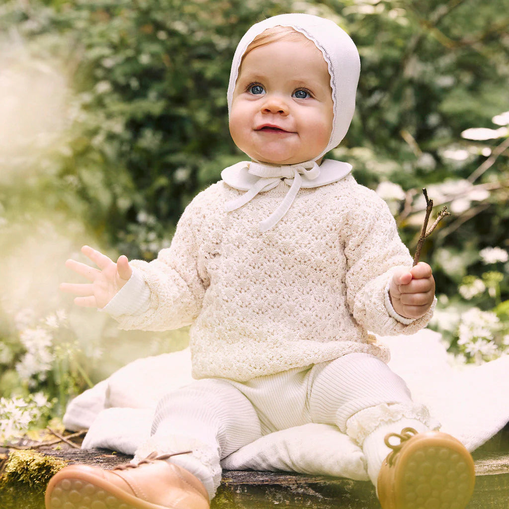 Minimalisma - Bieber Leggings in Ecru mitwachsend