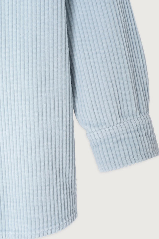 American Vintage Cord Hemd Padow in Mintblau