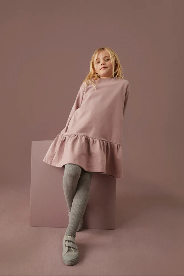 Gray Label - Kleid mit Rüschen aus 100 % Biobaumwolle Frill in Berr