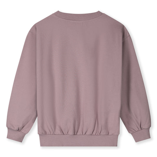 Gray Label -Dropped Shoulder Sweatshirt aus 100 % Biobaumwolle in Berry NEU AW25