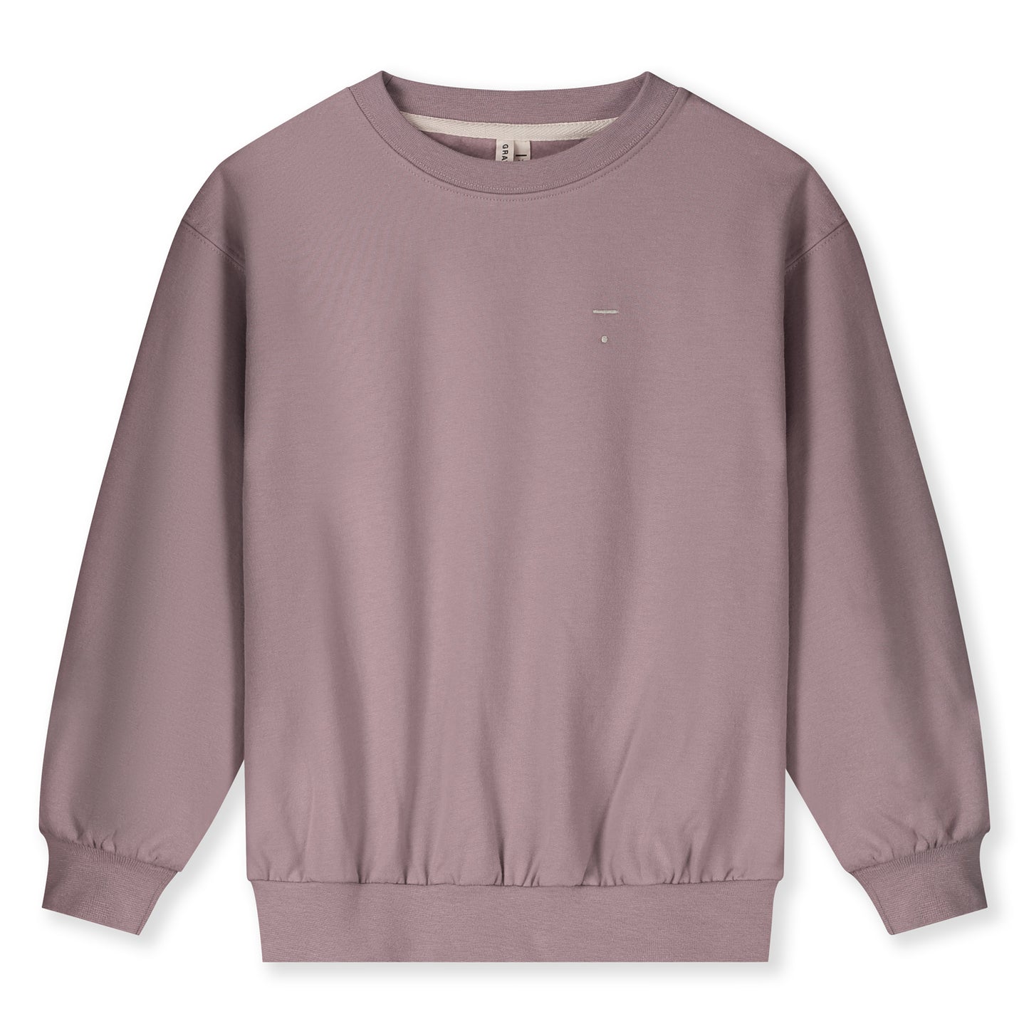 Gray Label -Dropped Shoulder Sweatshirt aus 100 % Biobaumwolle in Berry NEU AW25