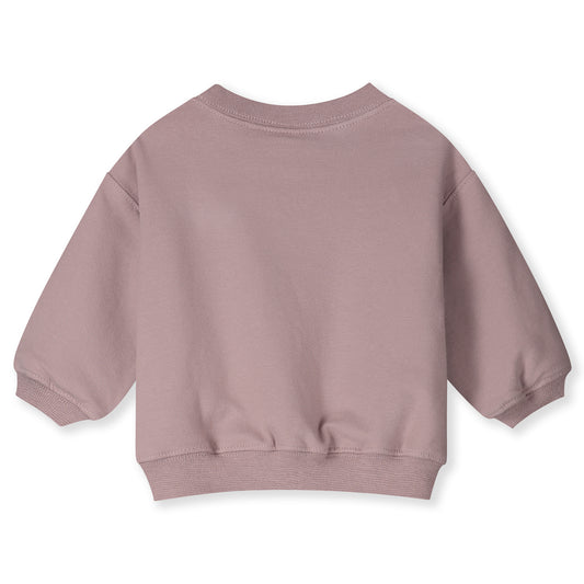 Gray Label Sweater - Baby Dropped Shoulder in BERRY NEW IN