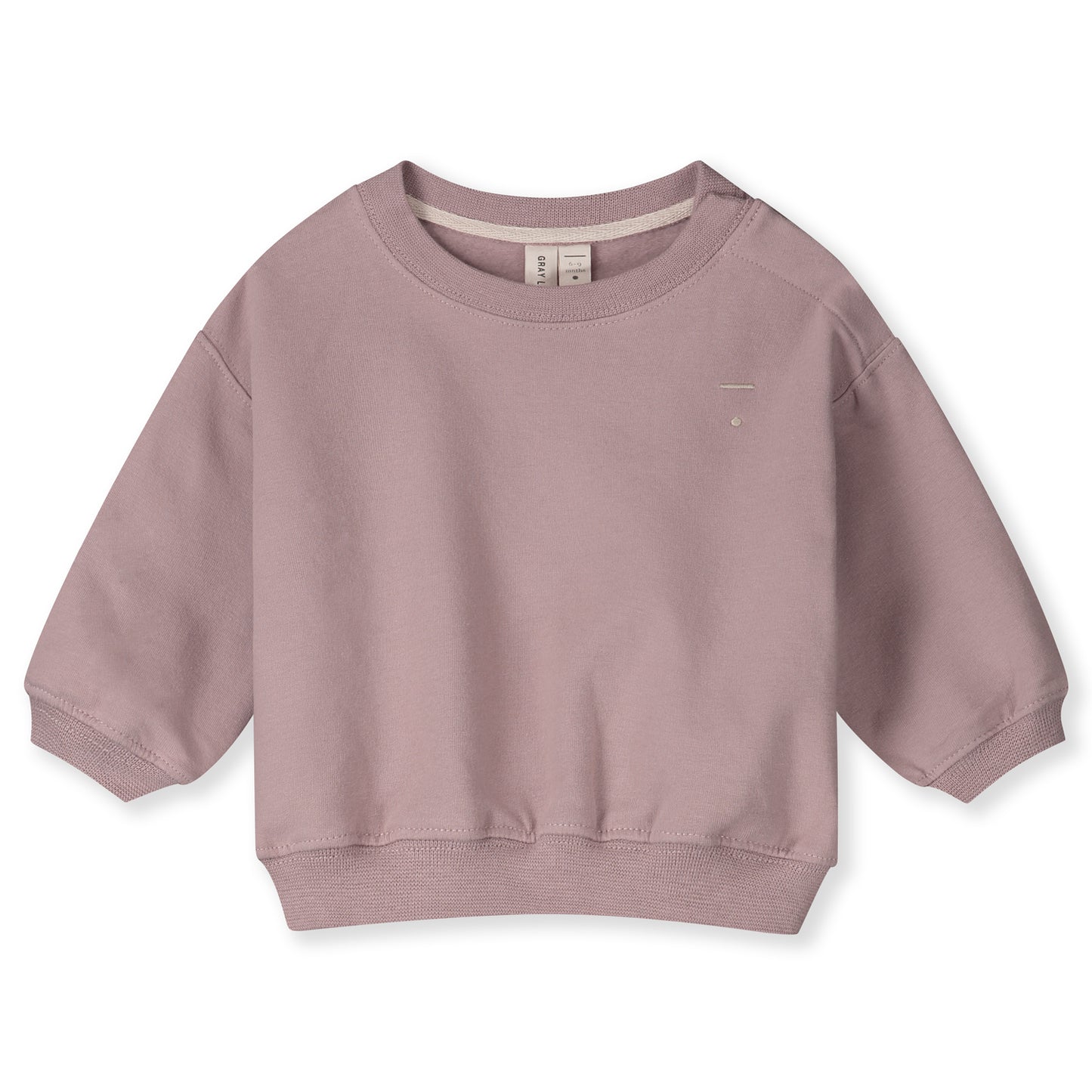 Gray Label Sweater - Baby Dropped Shoulder in Berry