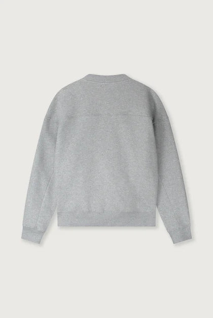 Gray Label Sweater - Adult Dropped Shoulder Sweater in New Style Oversize in Grey Melange