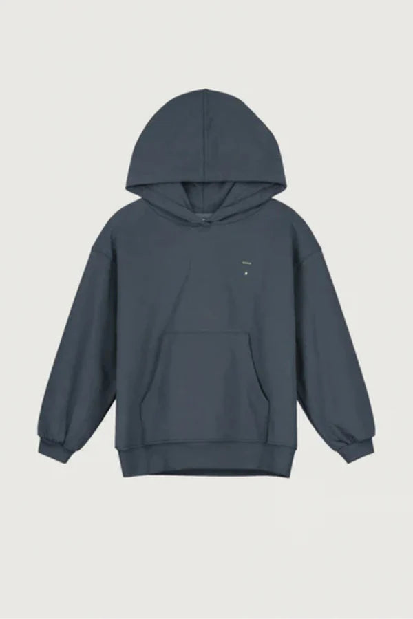 Gray Label - Sweatshirt Hoodie in Blue Grey aus 100 % Organic Cotton