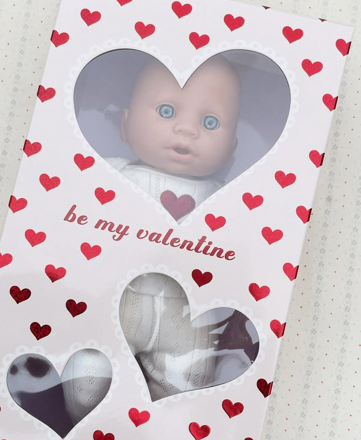 - Nelly Babypuppe mit Schnuller Valentine Collecktion