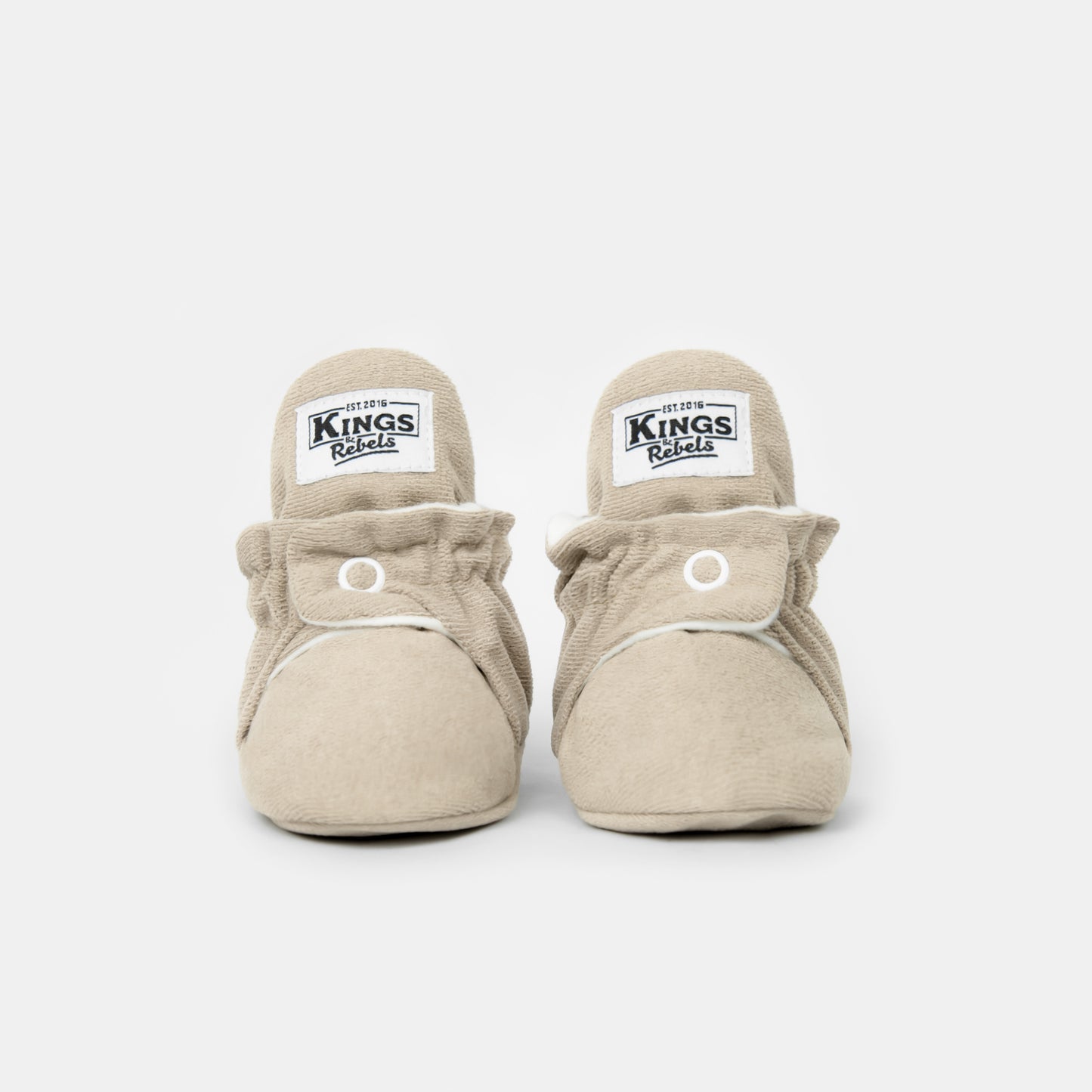 Kings&Rebels - Gamuza Classic Babyboots in Ivory Beige