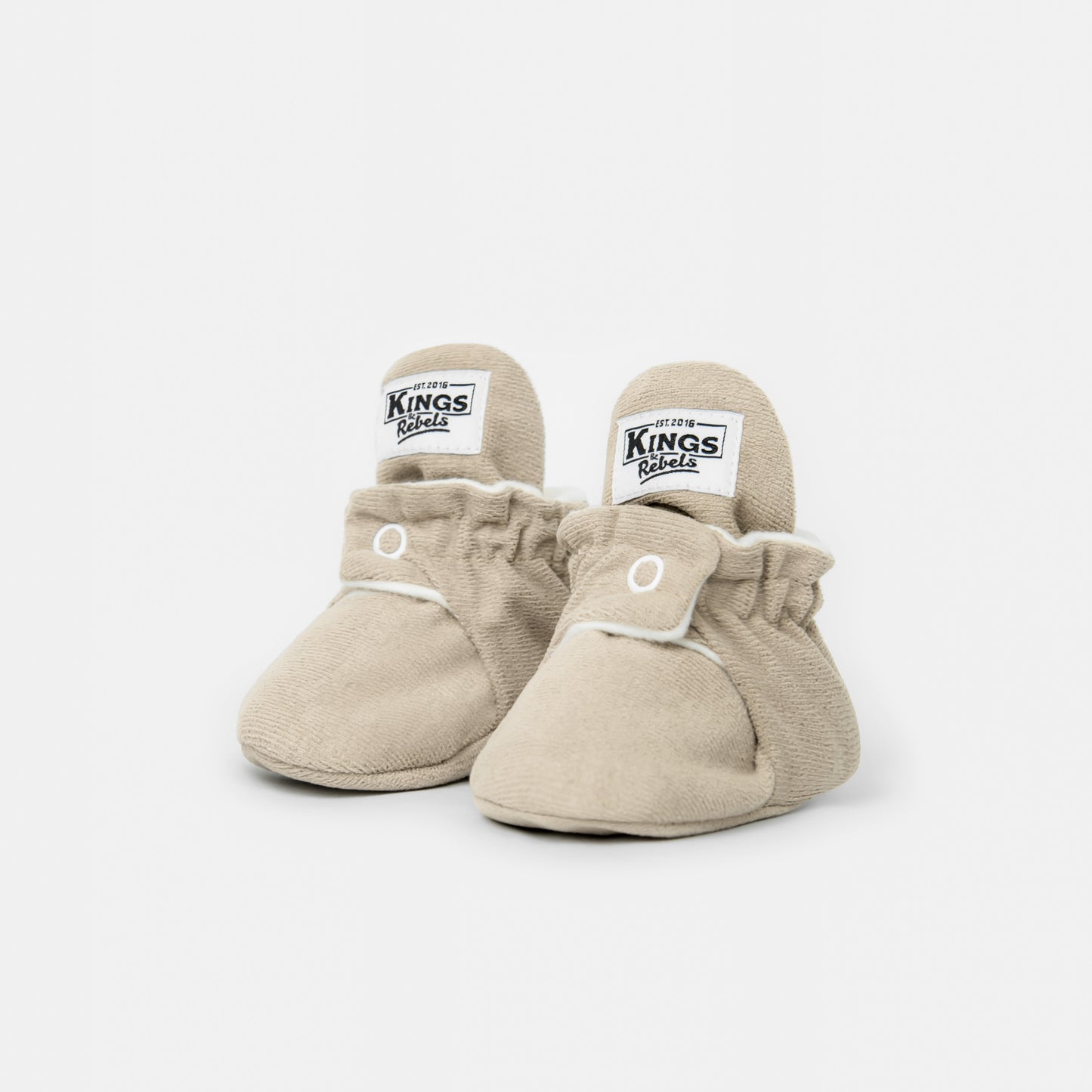 Kings&Rebels - Gamuza Classic Babyboots in Ivory Beige