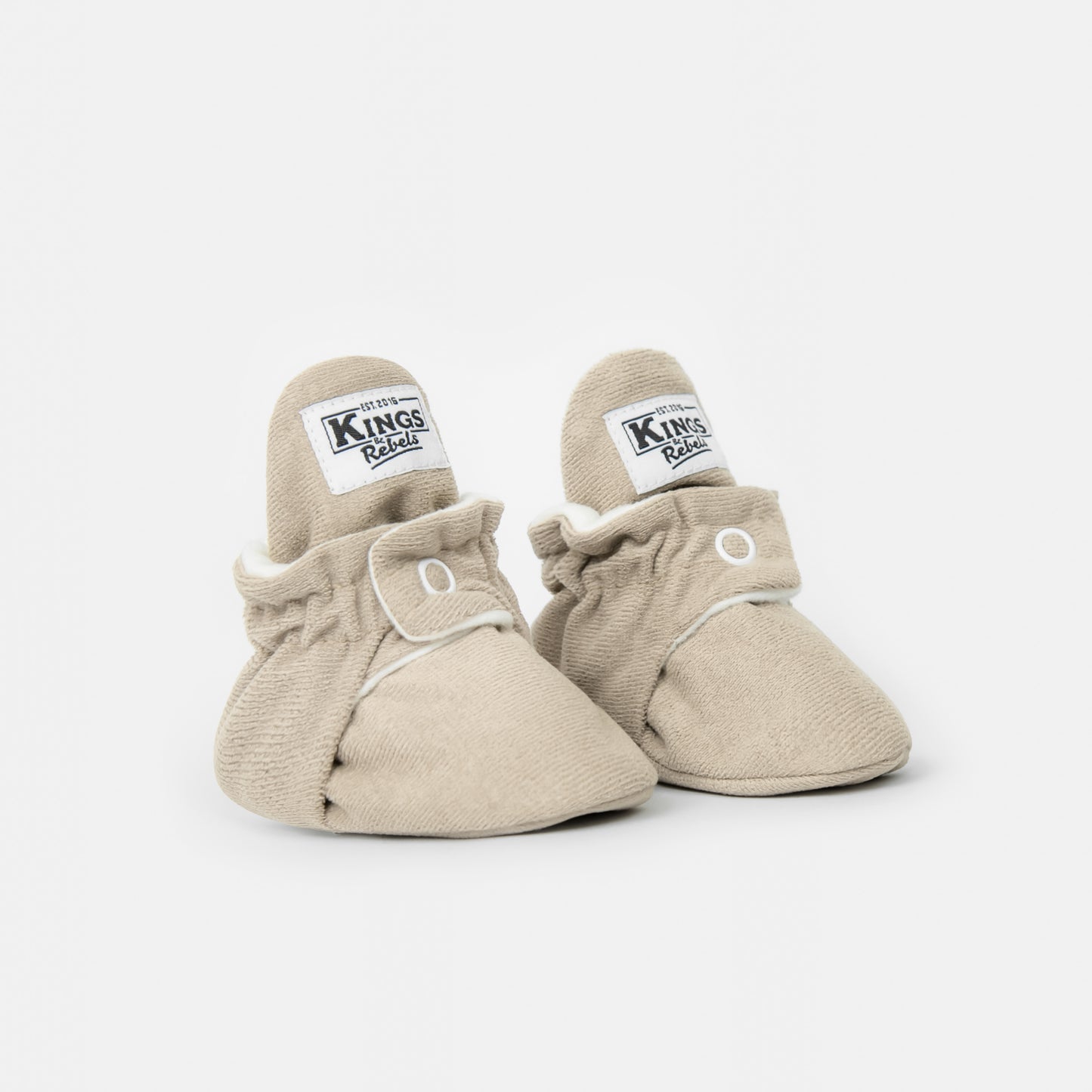 Kings&Rebels - Gamuza Classic Babyboots in Ivory Beige