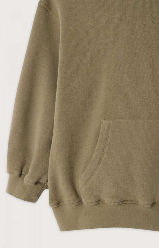 American Vintage - Hoodie in Khaki grün