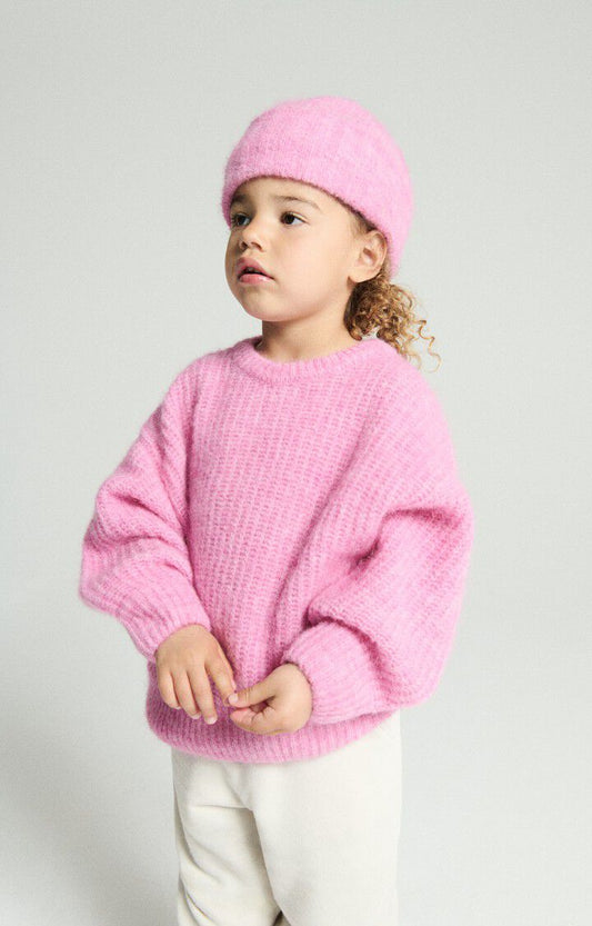 American Vintage - Strickpullover Eanst in Bubble Pink