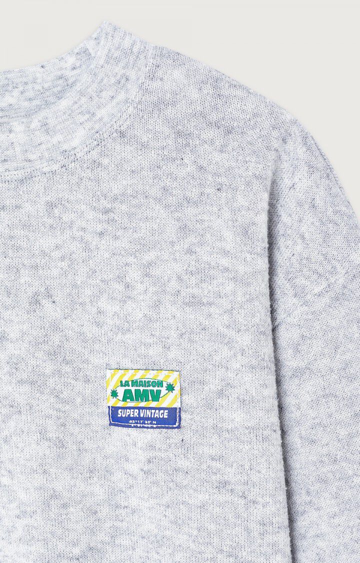 American Vintage - leichter graumeliertes Sweatshirt aus Biobaumwolle Clair
