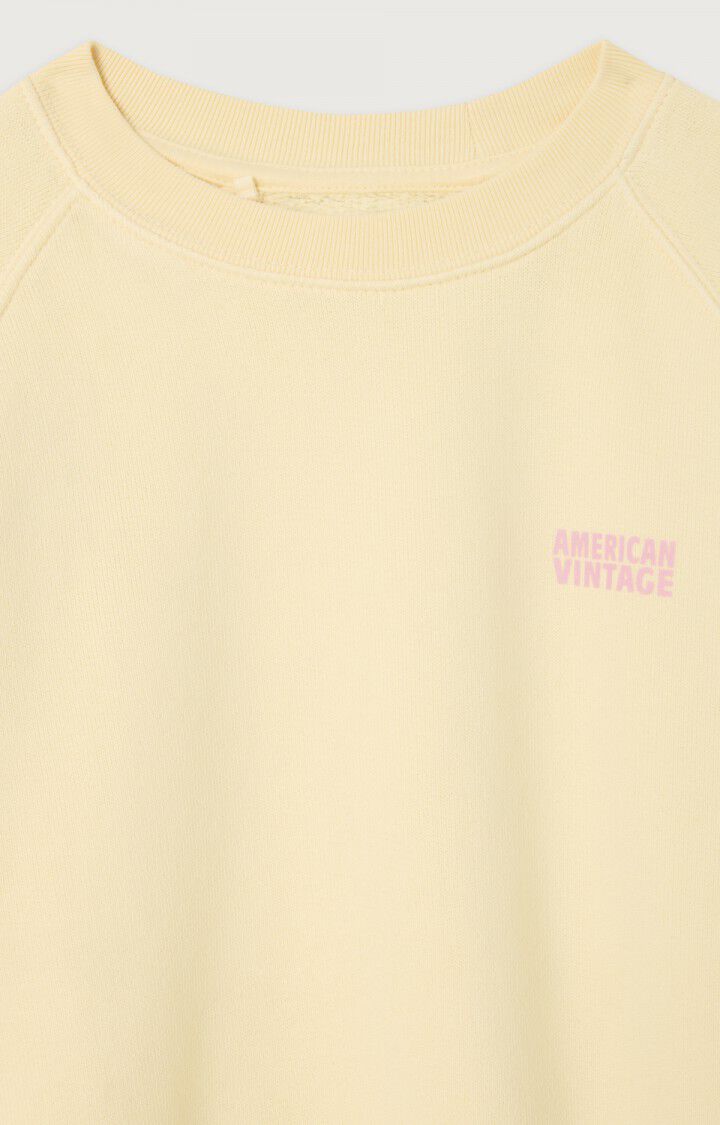 American Vintage - Izubird Sweatshirt in Butteryellow