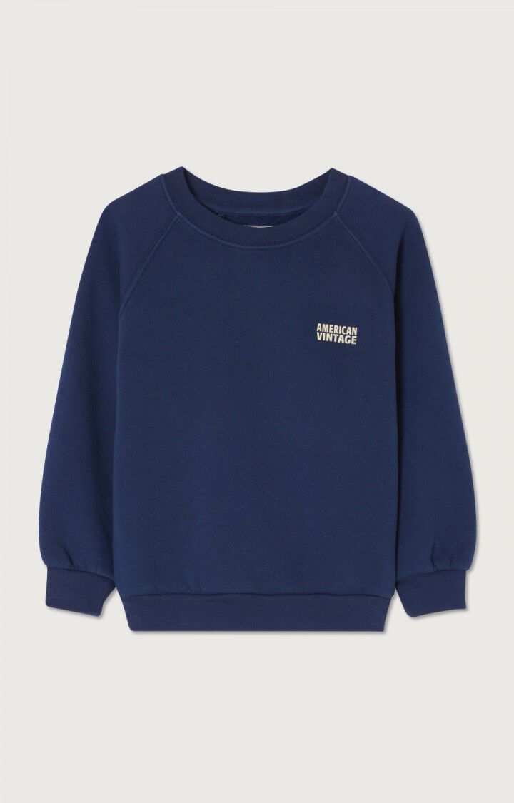 American -Vintage - Sweatshirt Izubird in Navy Vintage