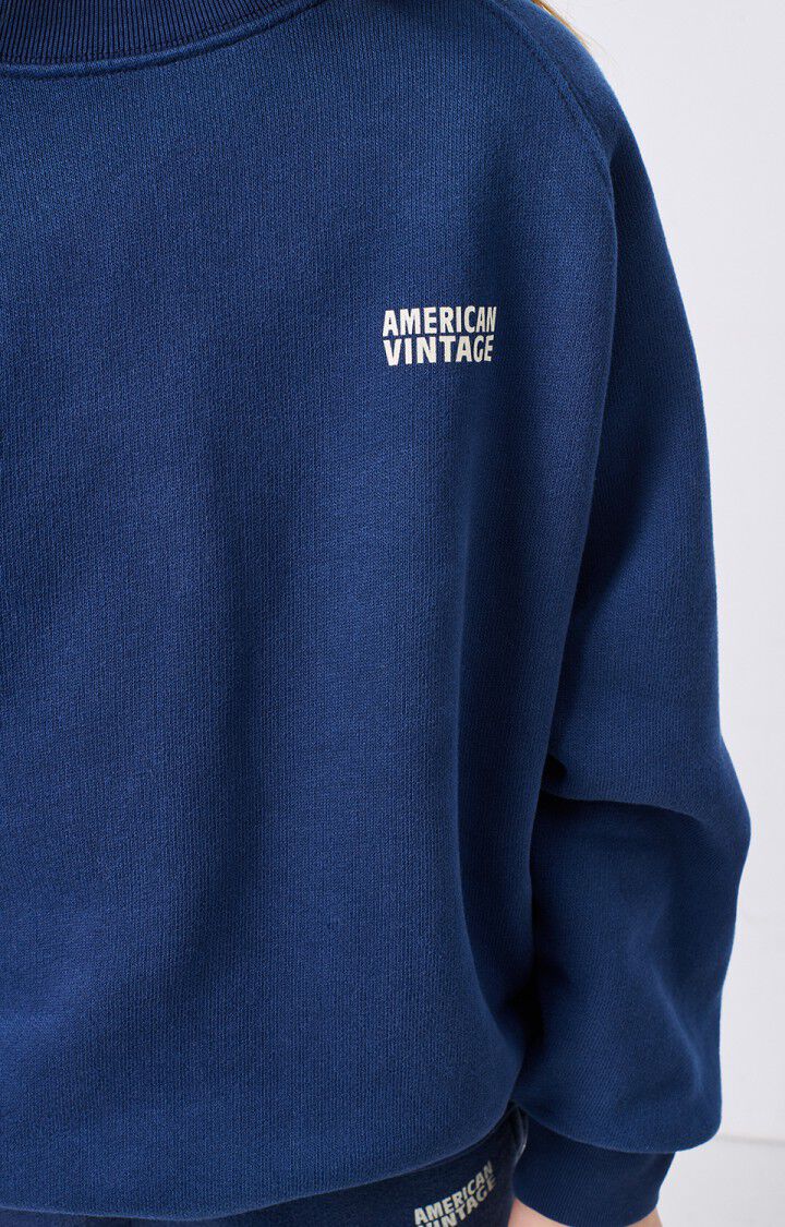American -Vintage - Sweatshirt Izubird in Navy Vintage