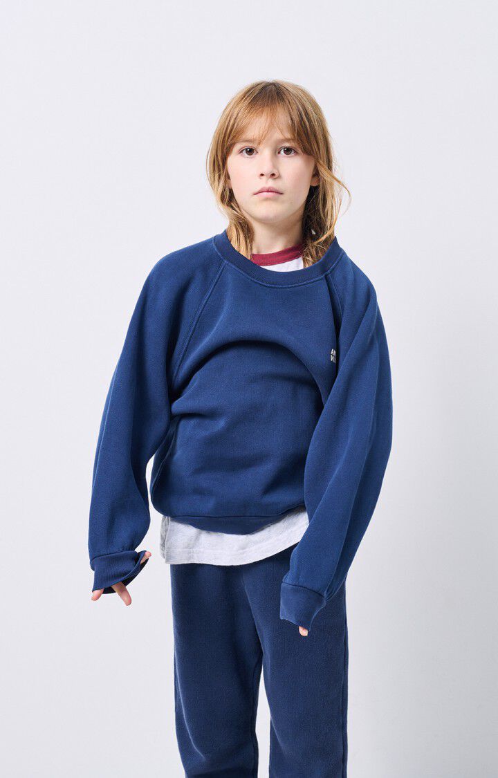 American -Vintage - Sweatshirt Izubird in Navy Vintage