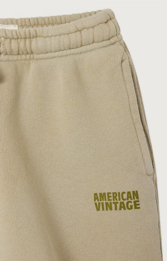 American Vintage - kurze Sweatpants in Salbei Izubird