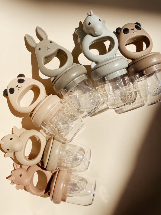 Konges Sløjd - Fruchtsauger 2 Pack Fruit Feeding in Almond / Terracota