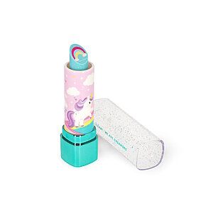 Legami - Radiergummi XOXO mit Duft Lippenstift Einhorn Glitzer