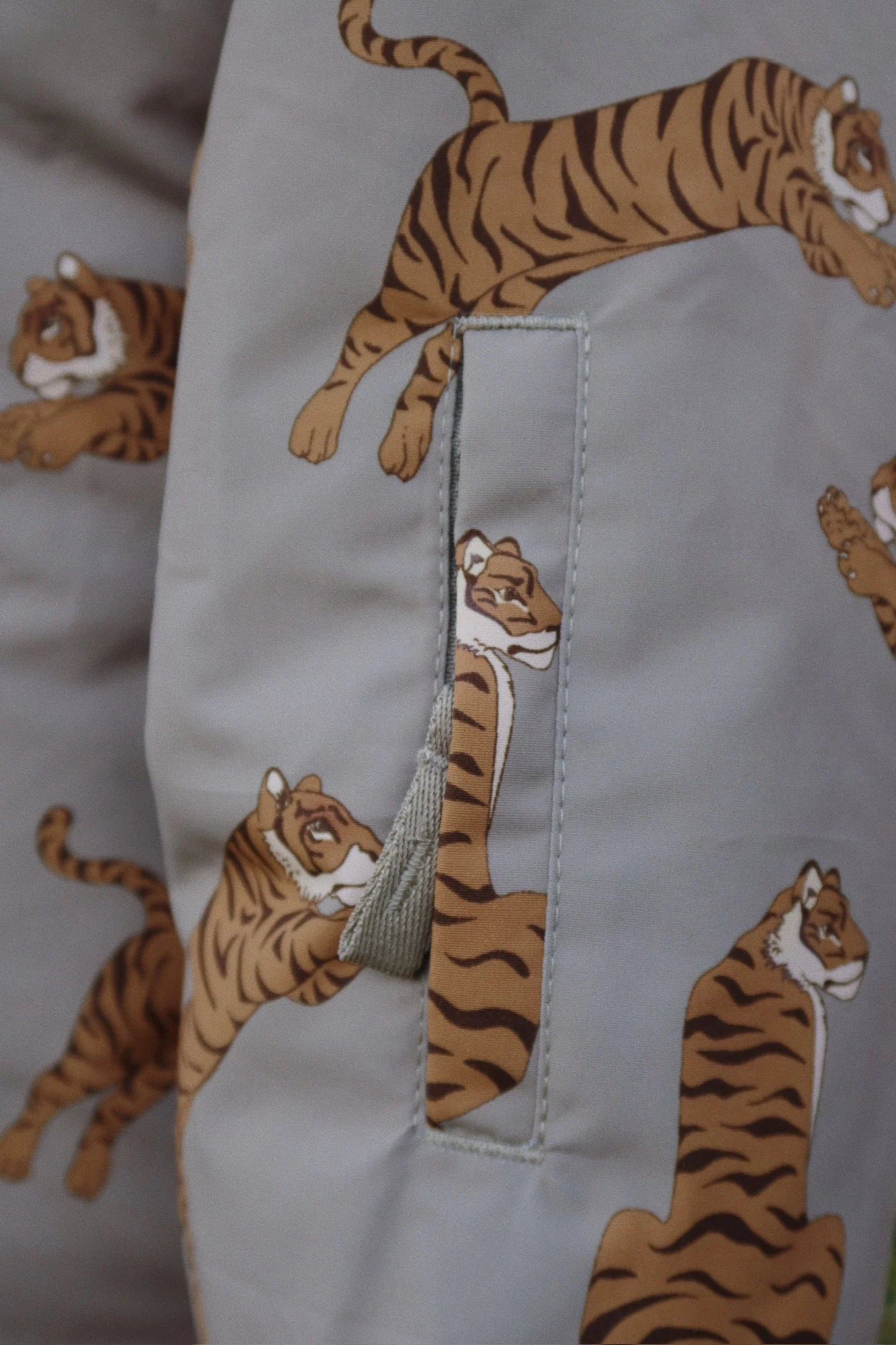 Konges Sløjd - Mismou Winterjacke in Beige mir Tigern
