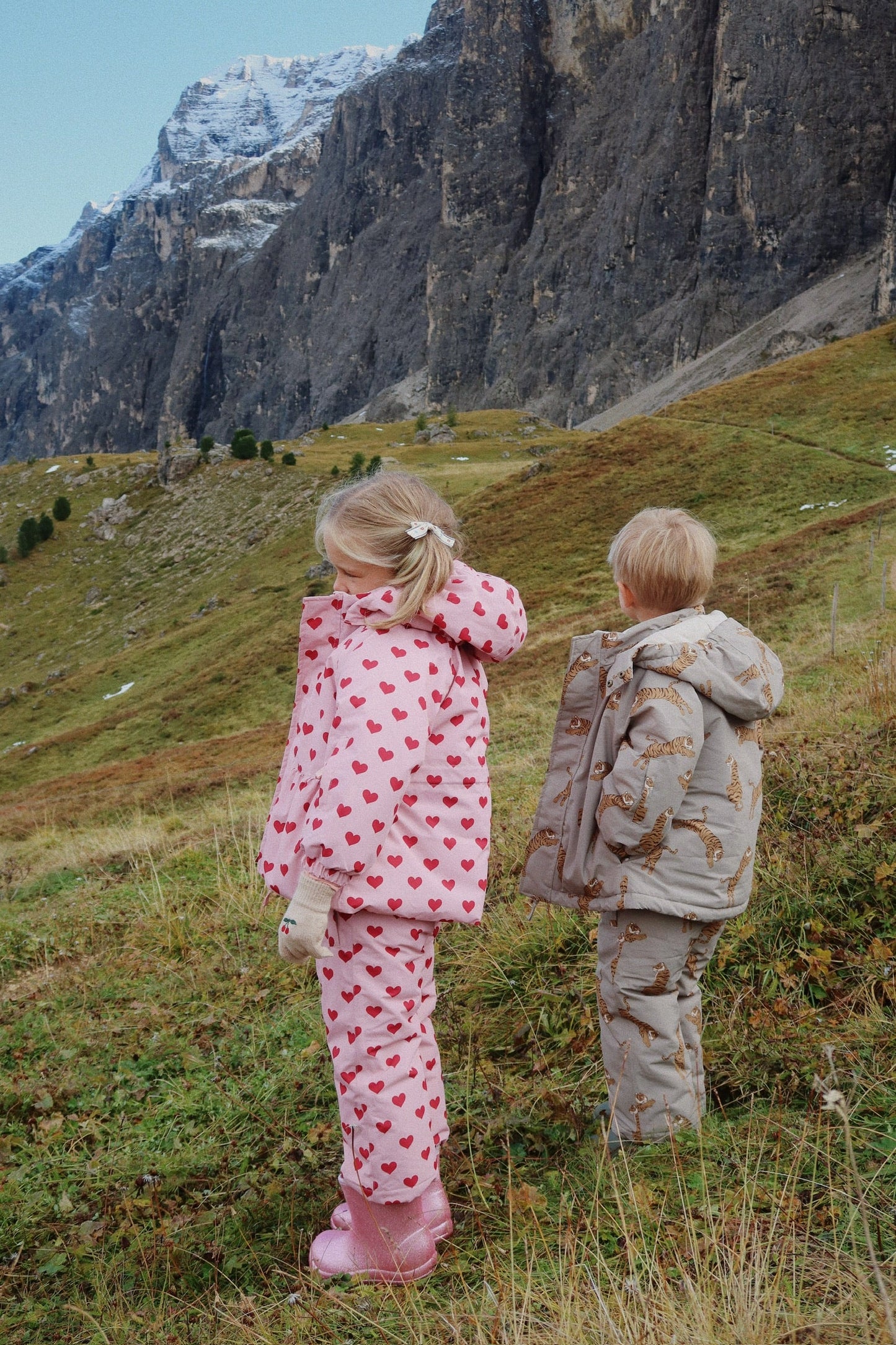Konges Sløjd - Mismou Winterjacke in Beige mir Tigern