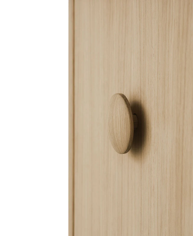 Oliver Furniture Wood Wickelkommode inkl. Wickelausatz, Groß in komplett Eiche