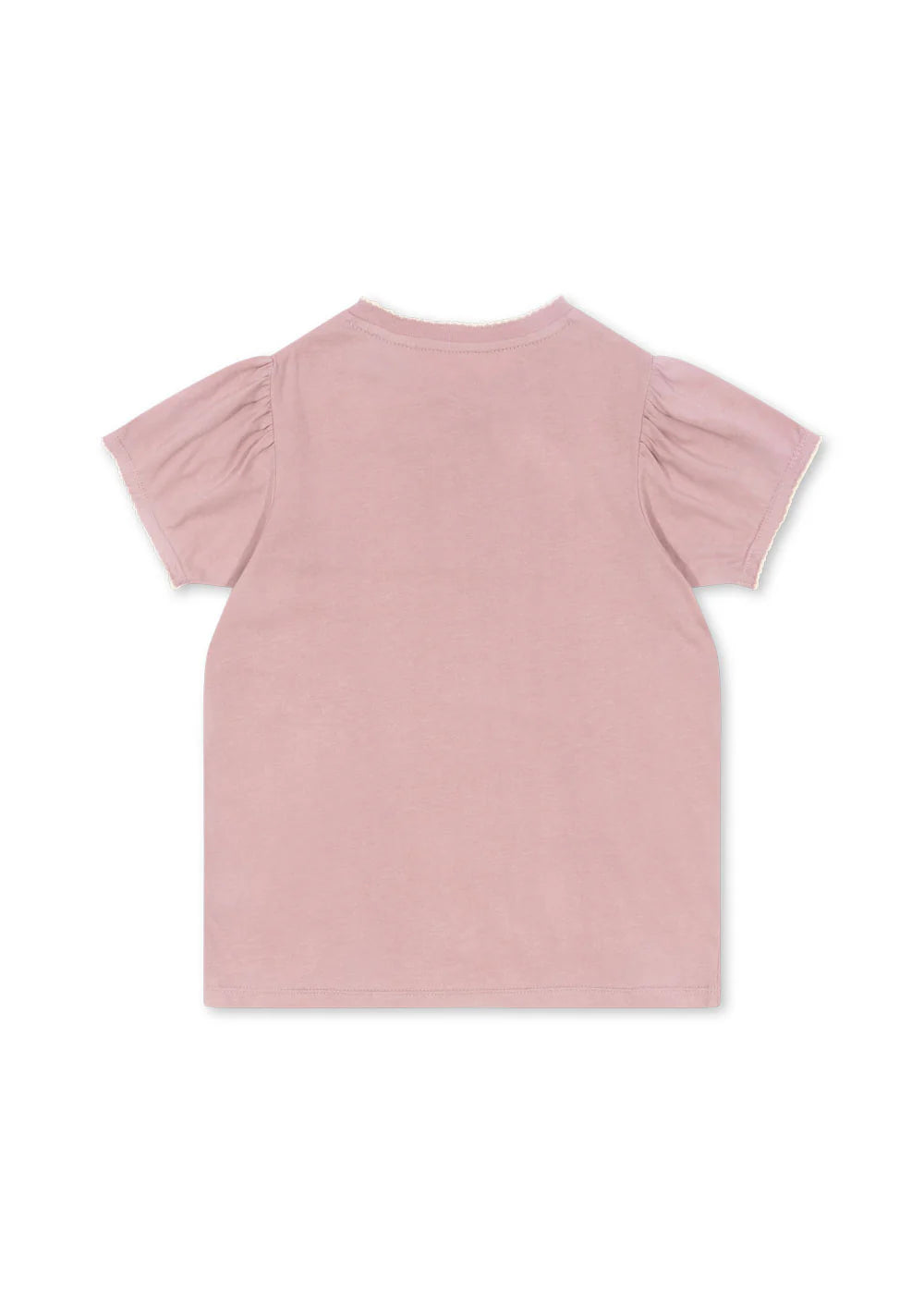 Konges Sløjd - Famo T-Shirt Kurzarm mit Kleinen Puffärmeln und Einhorn