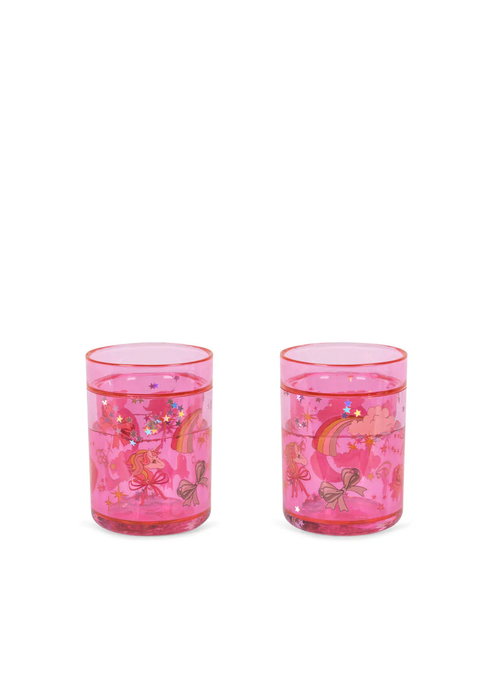 Konges Sløjd - Glitzerbecher Einhörner NEU SS25 im 2 er Set